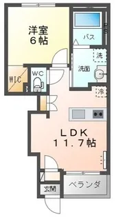 グレース・アクイラ【1階】の間取り