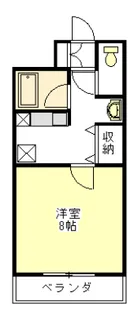 サンハイツ栗真【1階】の間取り