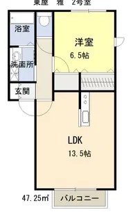 東屋 雅【1階】の間取り