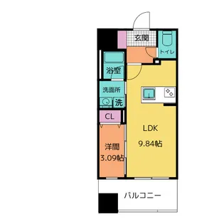 真砂町ソプラ【6階】の間取り