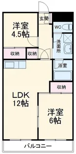 渋谷コート3号館【7階】の間取り