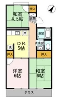 パレーシャル片山 1【1階】の間取り