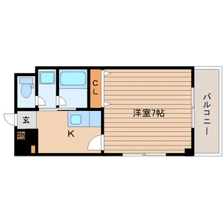 イーグルハイツ南光台【2階】の間取り