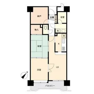宮城県仙台市太白区泉崎2【マンション】の間取り