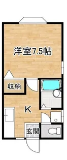 新潟県長岡市西津町【アパート】の間取り
