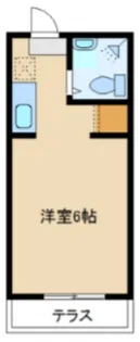 シャトー谷治3【1階】の間取り