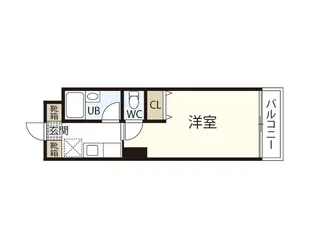 1Rの間取り画像