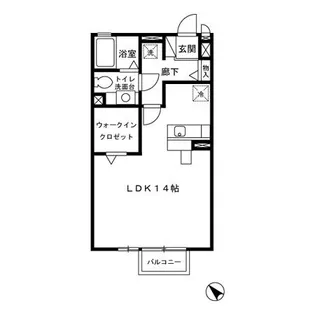 リビングタウン西寺方町【2階】の間取り