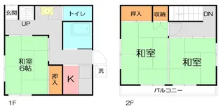 神奈川県小田原市東町1【一戸建】の間取り