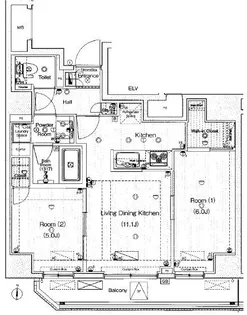 東京都墨田区緑2【マンション】の間取り