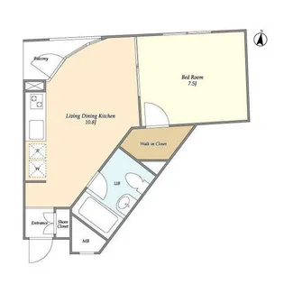 道玄坂スクエア【8階】の間取り