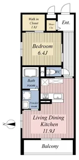 Flora(フローラ)【1階】の間取り