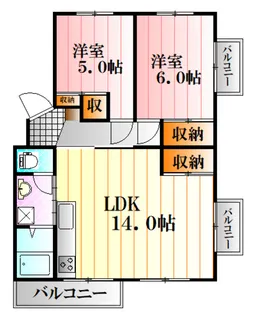 広島県広島市安佐南区八木9【マンション】の間取り