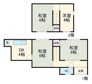 静岡県浜松市中央区北島町【一戸建】の間取り