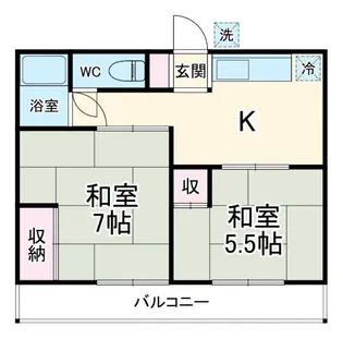 関口ハイツ【2階】の間取り