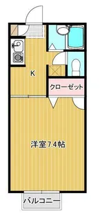 サンセールSATSUKIII【2階】の間取り