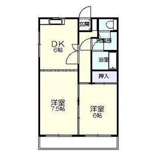 エクセレントハイツ【2階】の間取り
