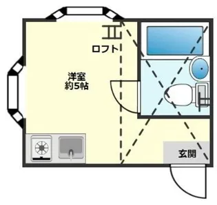 クレストコート平【2階】の間取り