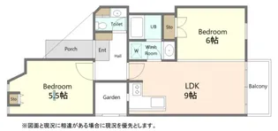 ヒルサイドイン国分寺【1階】の間取り
