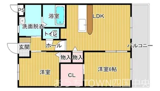ヴェルジェ・篠原II【2階】の間取り