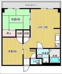 山形県山形市南三番町【マンション】の間取り