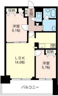 東京都江戸川区船堀3【マンション】の間取り