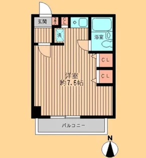 シュテルン和光【4階】の間取り