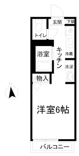 トライアンフ緑川【2階】の間取り