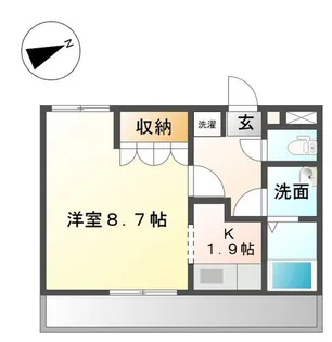 ヴァプールS【1階】の間取り
