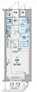 メインステージ田端弐番館【6階】の間取り