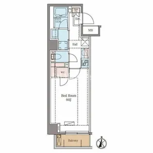 ラグゼナ武蔵新城【1階】の間取り