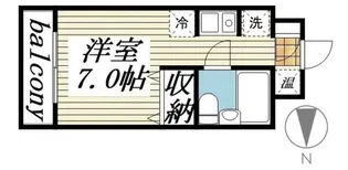 メゾン・ド・クレディ【2階】の間取り