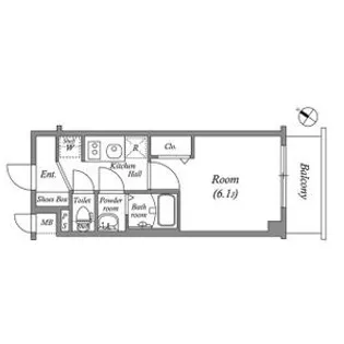 ファステート神戸サルビア【1階】の間取り