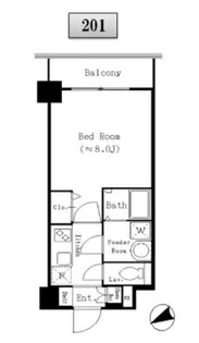ドゥーエ西船橋【2階】の間取り