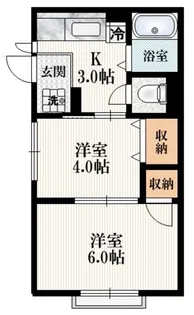 シティハイム スカイライト【2階】の間取り