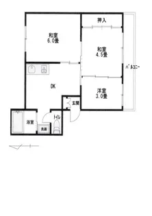 コーポレート筒井【2階】の間取り