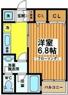 ラメゾンブランシュ【2階】の間取り