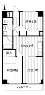 三高・サンマグノリア【4階】の間取り