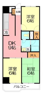 朝日本厚木マンション【2階】の間取り