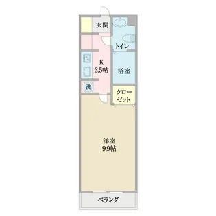 RACHA行徳駅前【3階】の間取り