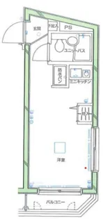 カテリーナ笹塚【2階】の間取り