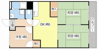 滋賀県草津市東草津1【アパート】の間取り
