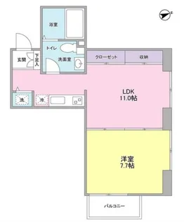 ブリックプレイス【1階】の間取り