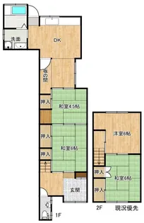 島根県松江市中原町【一戸建】の間取り
