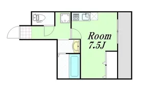 プリエール新大阪サウス【8階】の間取り