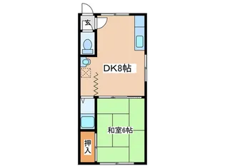 シャトーホワイト【2階】の間取り