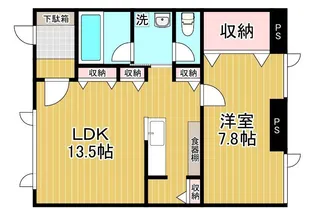 アステリア【1階】の間取り