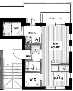 東京都北区滝野川3【マンション】の間取り
