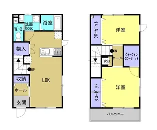 リュミエール・ボアIの間取り