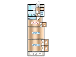 レジデンス協大【3階】の間取り